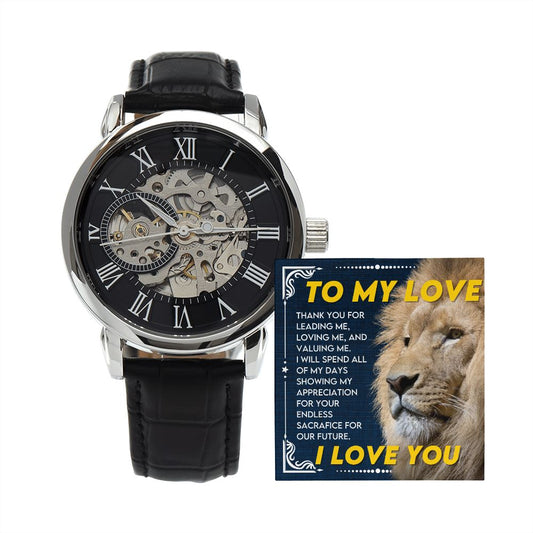 To My Soulmate | Luxury Openwork Watch