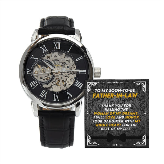To My Father-N-Law | Luxury Openwork Watch