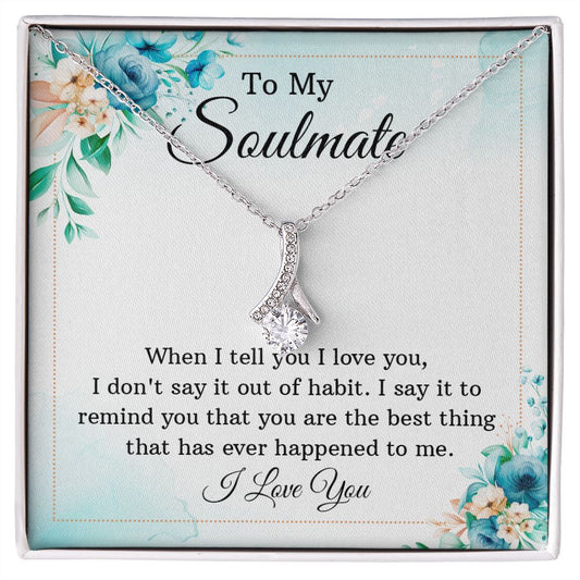 To My Soulmate | Alluring Beauty Necklace