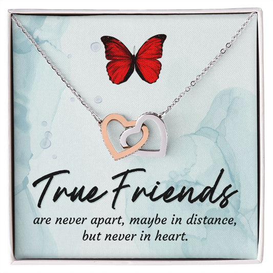 My True Friend | Interlocking Hearts Necklace