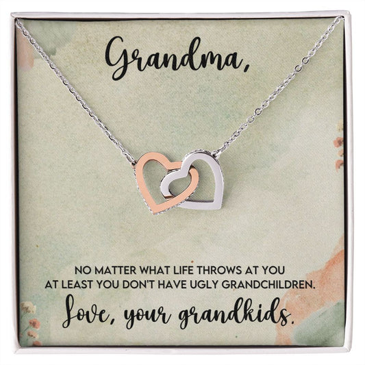 To Our Grandma | Interlocking Hearts Necklace