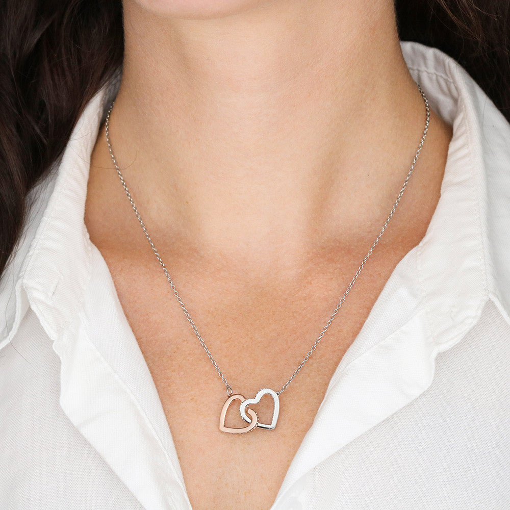 To My Mom | Interlocking Hearts Necklace