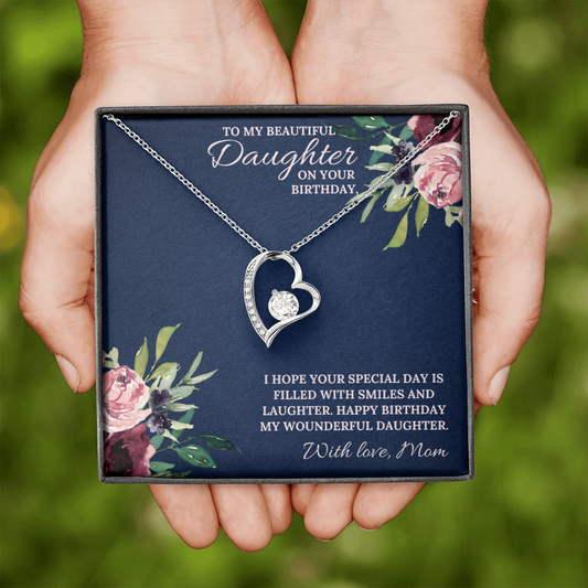 For My Daughter Birthday | Forever Love Necklace