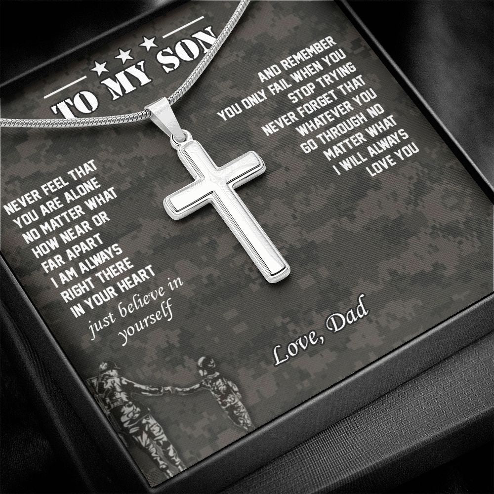 To My Son | Cross Necklace